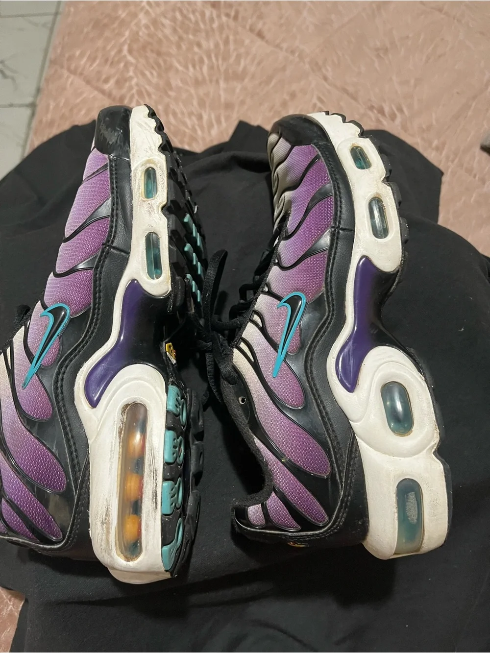 Nike Air Max Plus Purple with Teal Accents 5.5 women’s /4Y